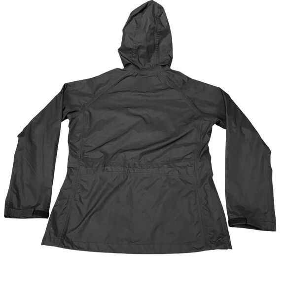 Woolrich Jacket Windbreaker Full Zip Rain Coat Hooded Women’s Small Black - Picture 2 of 16